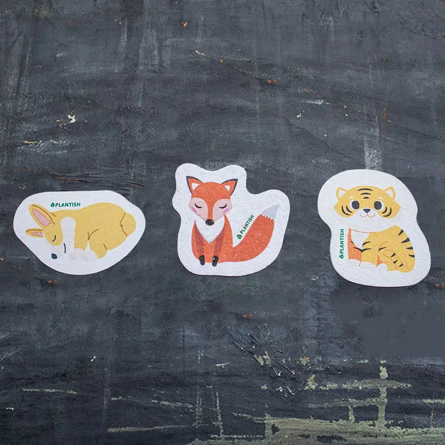 Barks & Roars Plastic-free Pop-up Sponges | Set of 3