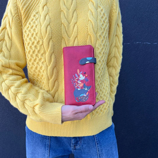 Willow Long Wallet - Red