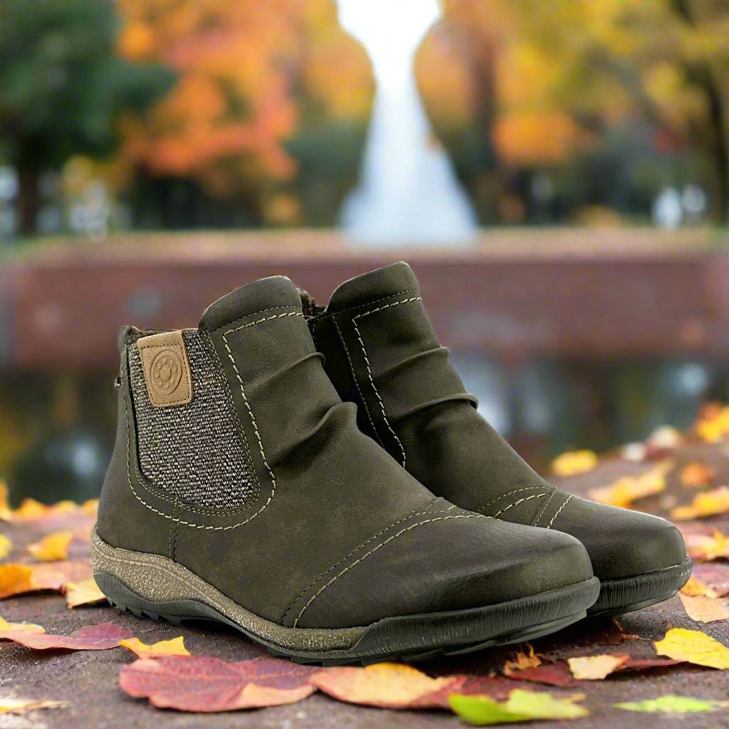 Rieker Winterschuhe Damen Braun Gefüttert Rieker Damen Leder