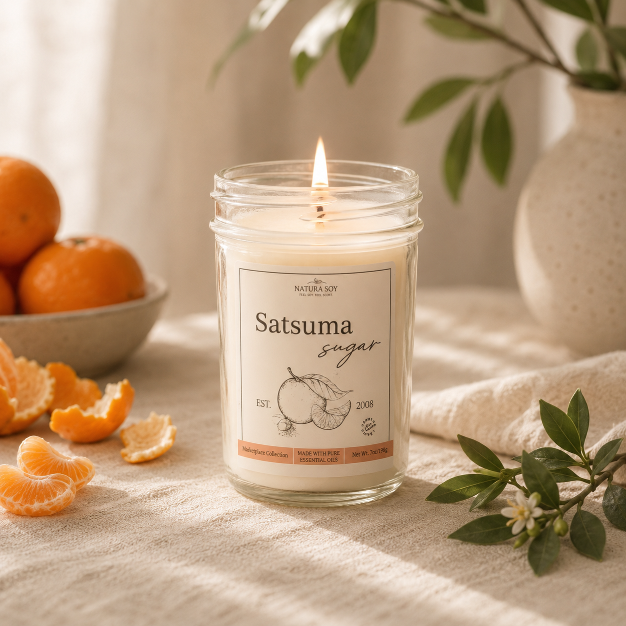 Satsuma Sugar Marketplace Jar