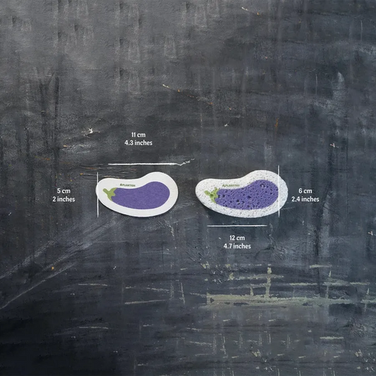 Eggplant Plastic-free Pop-up Sponge
