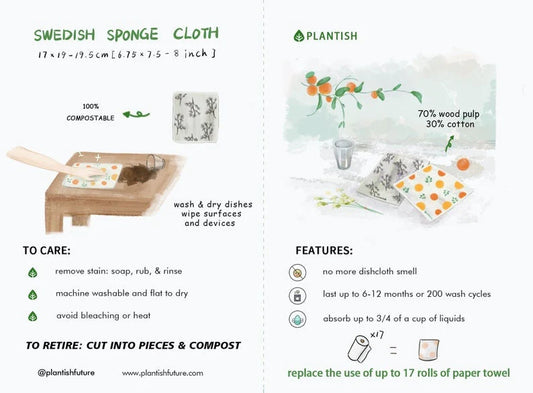 Plantopia - Swedish Sponge Cloth