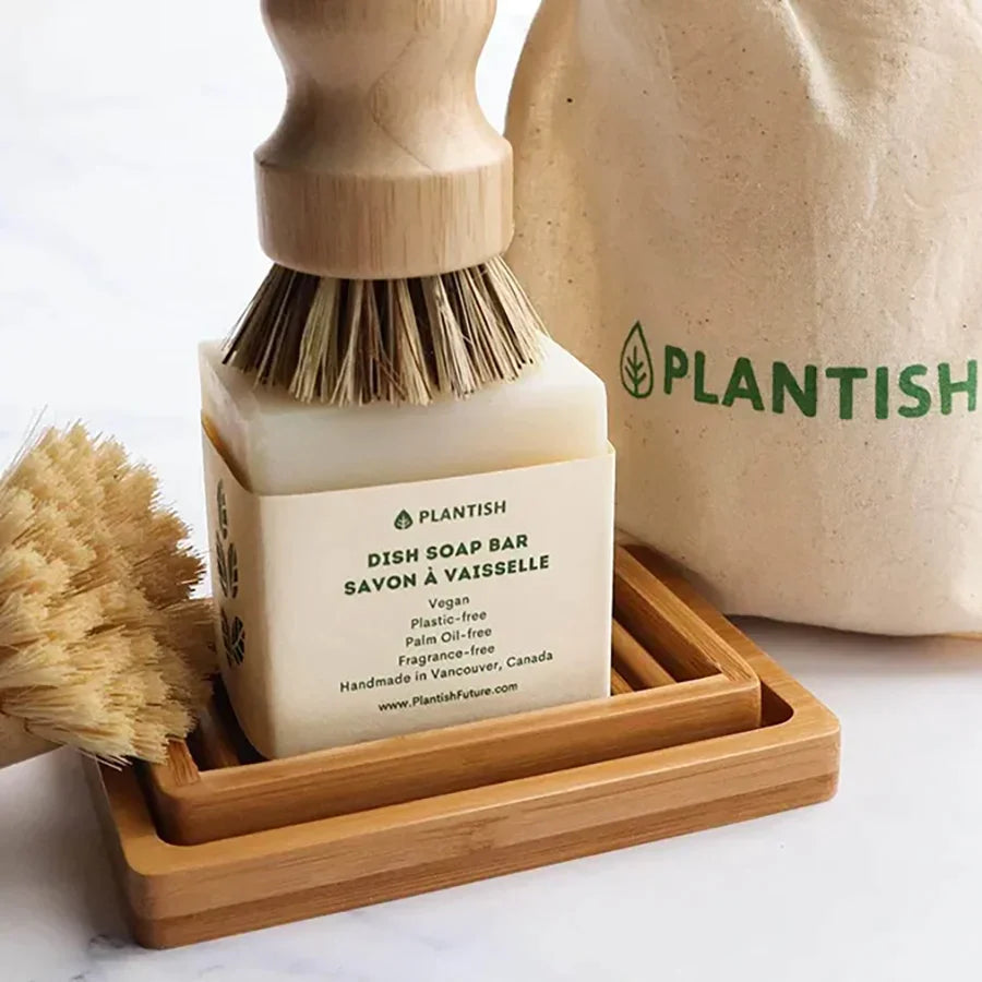 Sisal & Palm Bamboo Pot Scrubber