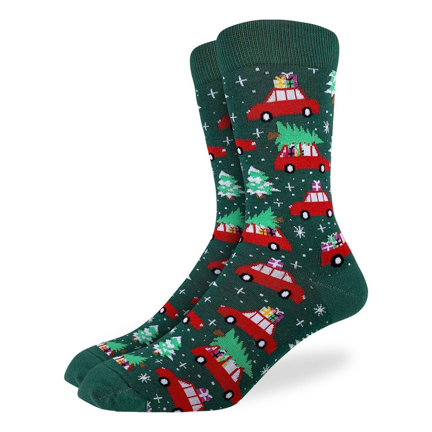 Christmas Tree Crew Socks - Men's 7-12
