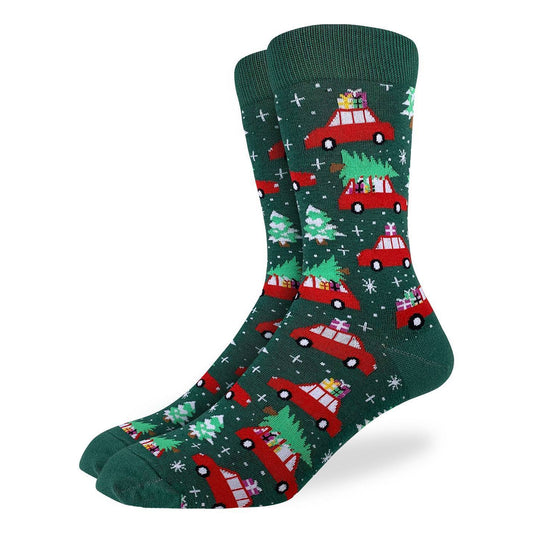 Christmas Tree Crew Socks - Men's 7-12