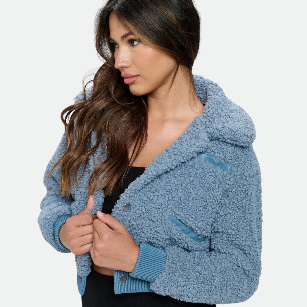 Plush 2025 bomber jacket