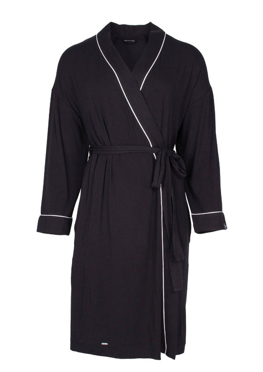 Bamboo Kimono - Black