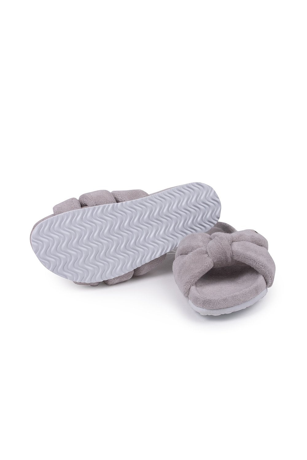 Ariel Indoor Outdoor Slide Slipper - Grey