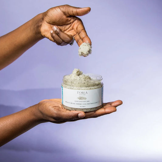 Poppy Seed Sugar Scrub - Lemongrass