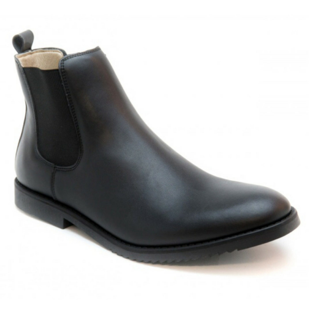 Men's Vegan Chelsea Boot Mesa Black NAE Vegan Shoes at The