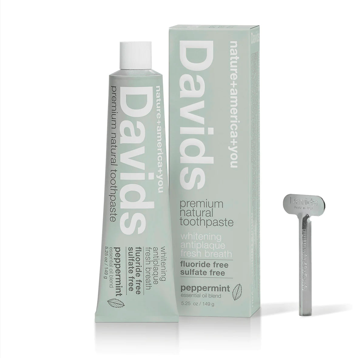 David's Premium Natural Toothpaste - Peppermint