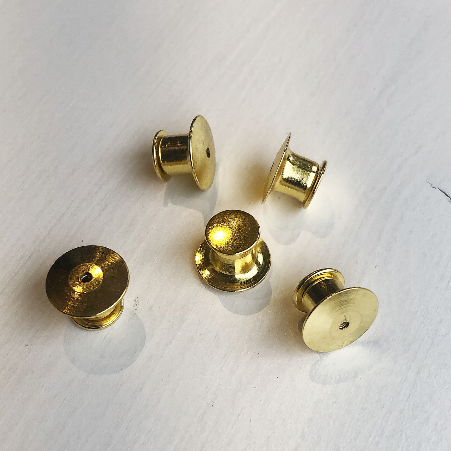 Locking Pin Backs Gold