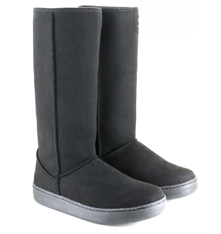 Women's Vegan Winter Boots Highly Snugge Black Vegetarian