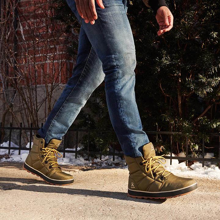 Spencer N Navy by Kamik Men's Vegan Winter Boots The Grinning