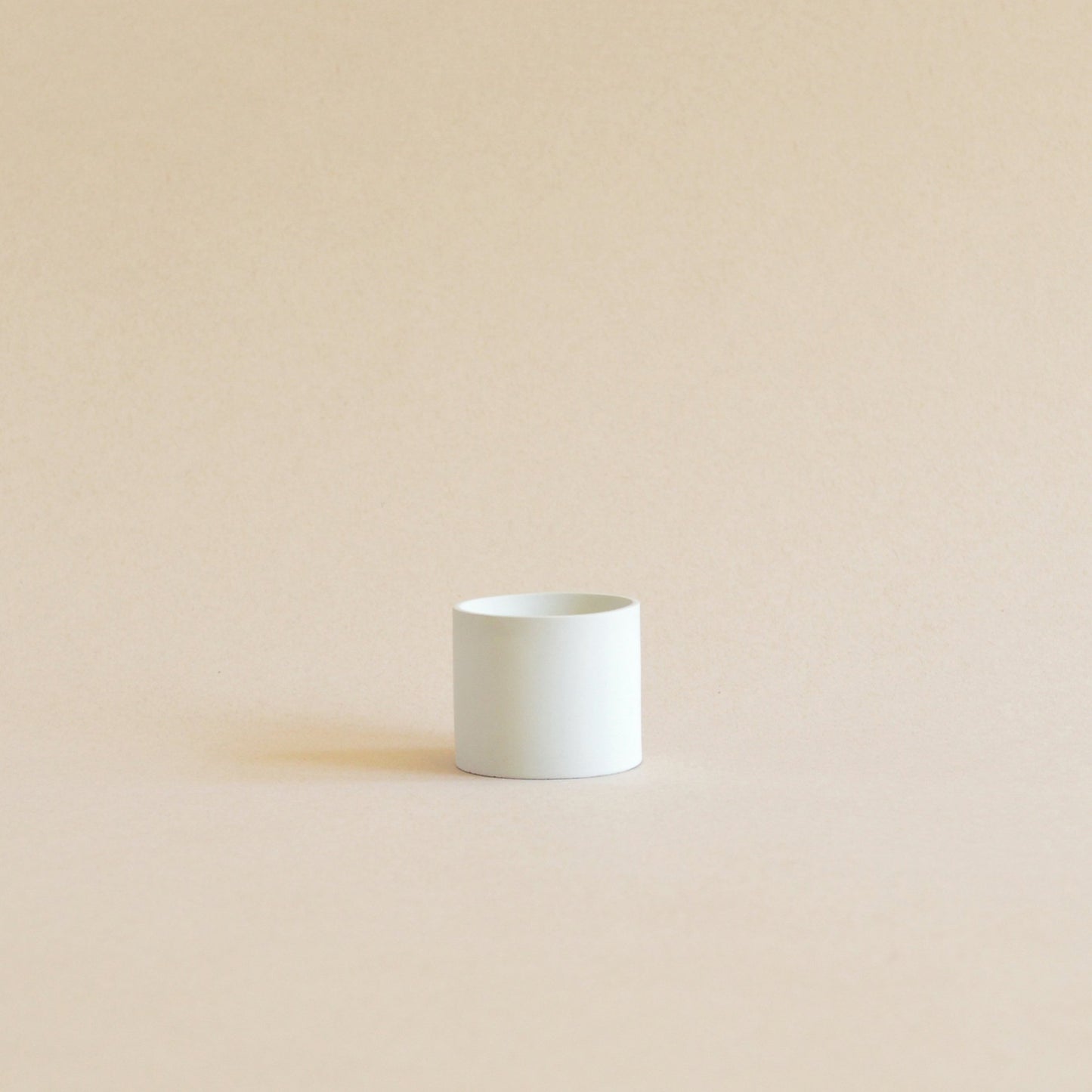 Round Concrete Incense Burner - Light Grey