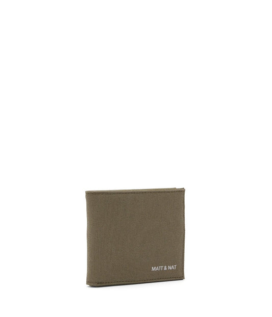 Rubben Vegan Wallet - Olive Canvas
