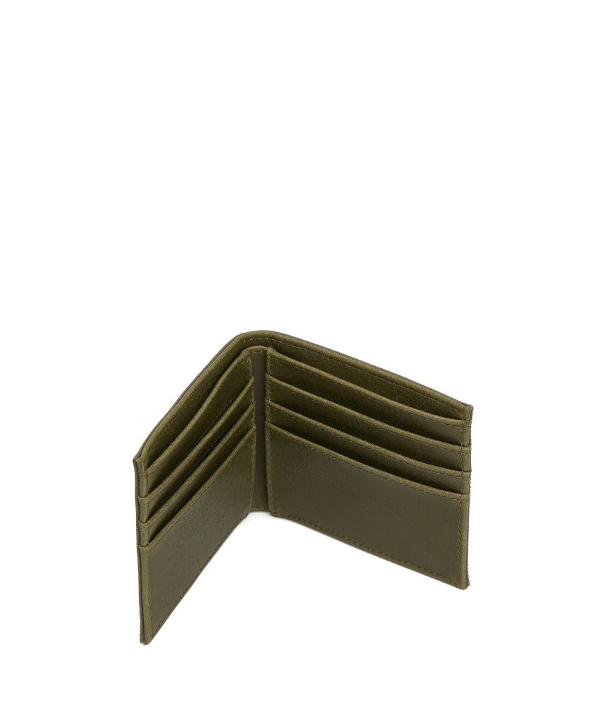 Rubben Vegan Wallet - Olive Canvas