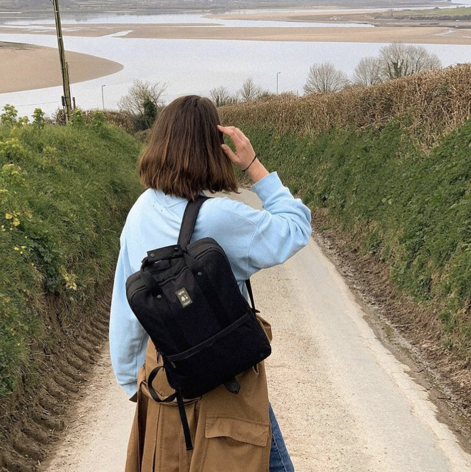 Black vegan discount backpack