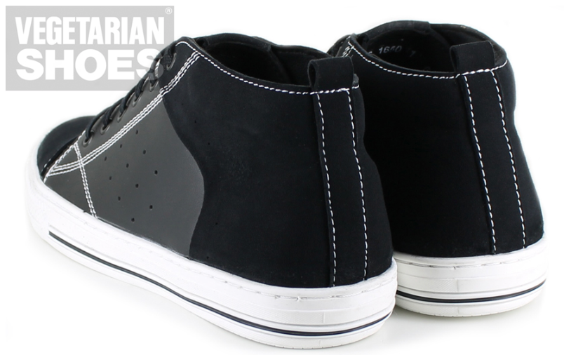 Pavilion Sneaker Mid (Black) - The Grinning Goat