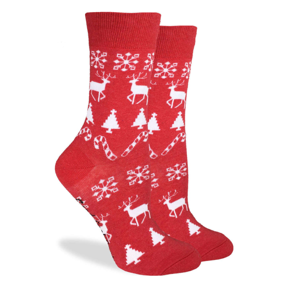 Holiday Crew Socks - Women's - The Grinning Goat