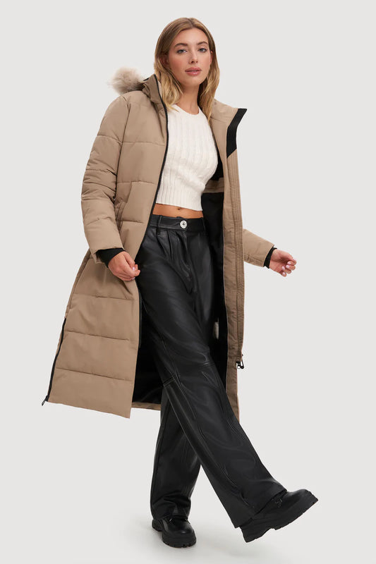 Winter Maxi Parka - Sand