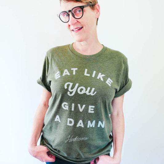 Eat Like You Give a Damn Unisex Tee - Kale