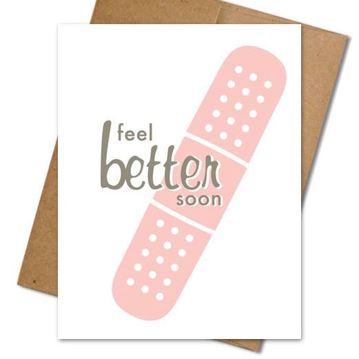 Feel Better Card - The Grinning Goat