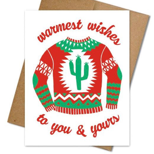 Warmest Wishes Card - The Grinning Goat