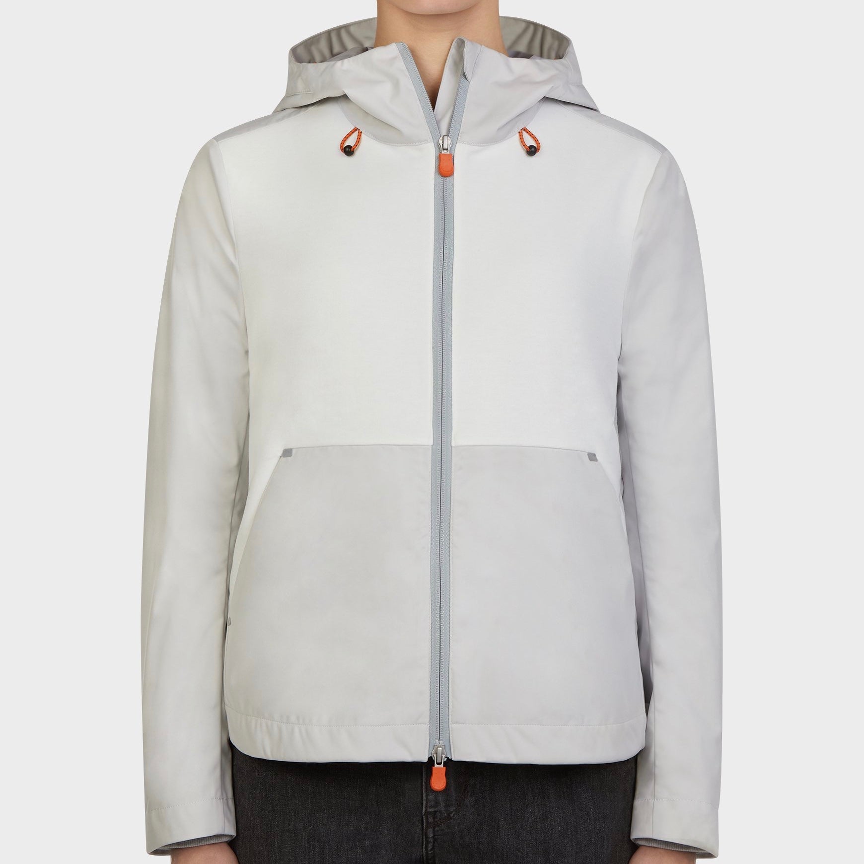 Women's Hooded Jacket - Coconut White - The Grinning Goat