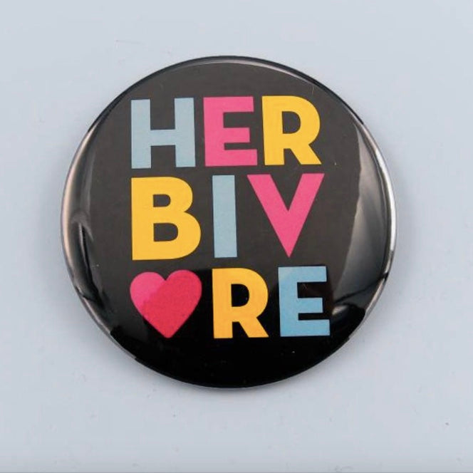 3" Herbivore Circle Magnet - The Grinning Goat