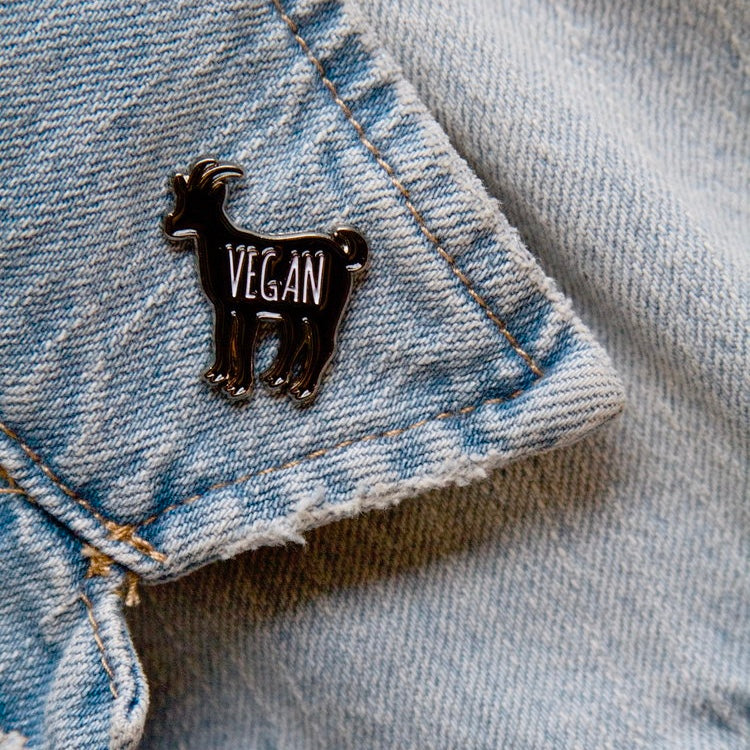 Goat Enamel Pin - The Grinning Goat