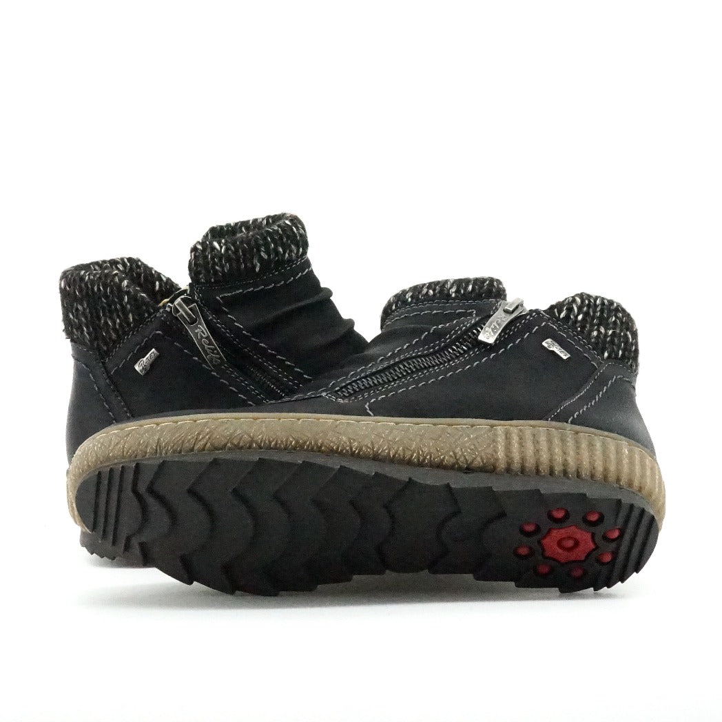 Anna 2.0 Ankle Boot - Black - The Grinning Goat