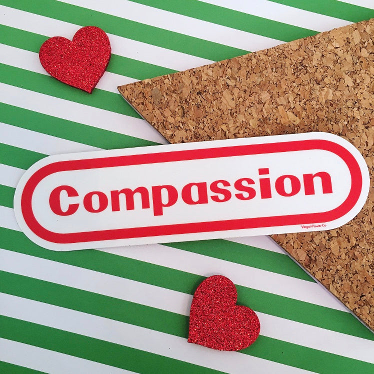 Compassion Sticker - The Grinning Goat