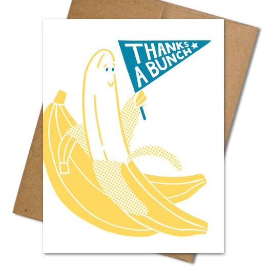 Thanks A Bunch Card - The Grinning Goat