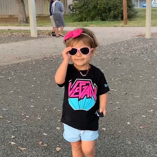 Vegan Metal Baby & Toddler Tees - The Grinning Goat