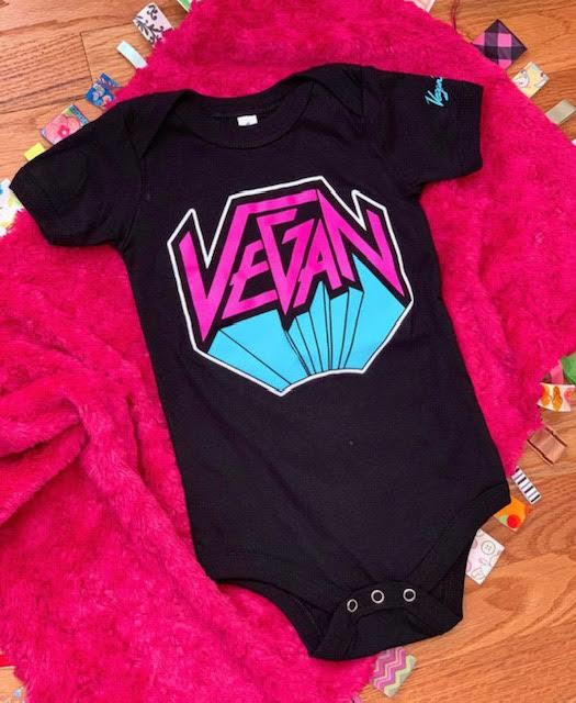 Vegan Metal Baby Onesie - The Grinning Goat