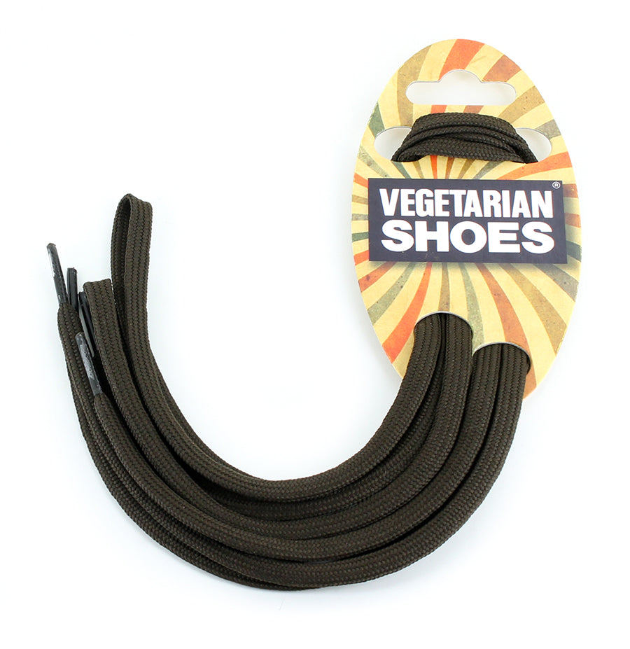Flat Shoe Laces (6/7 Eye, 120cm) - Brown