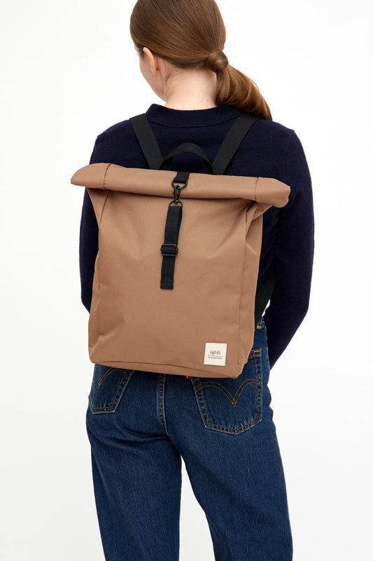 Roll Mini Backpack - Camel