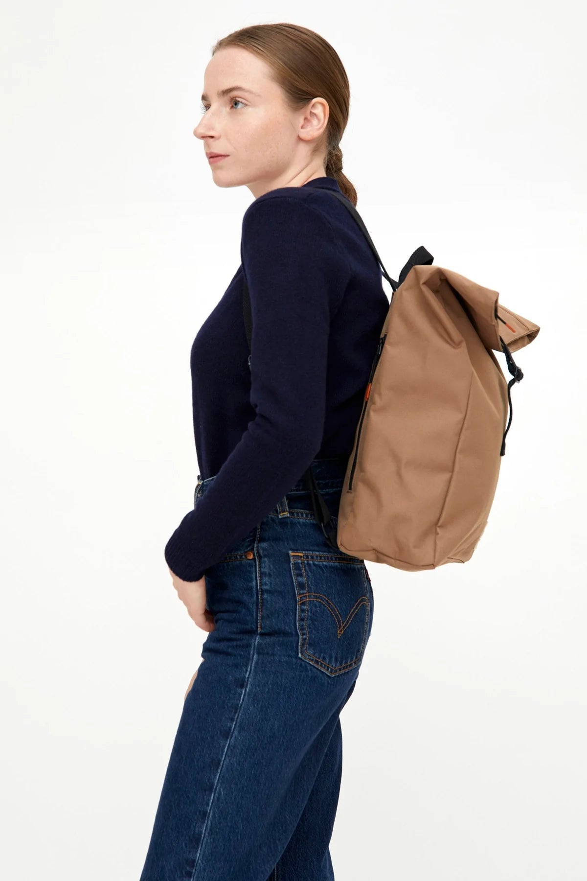 Roll Mini Backpack - Camel
