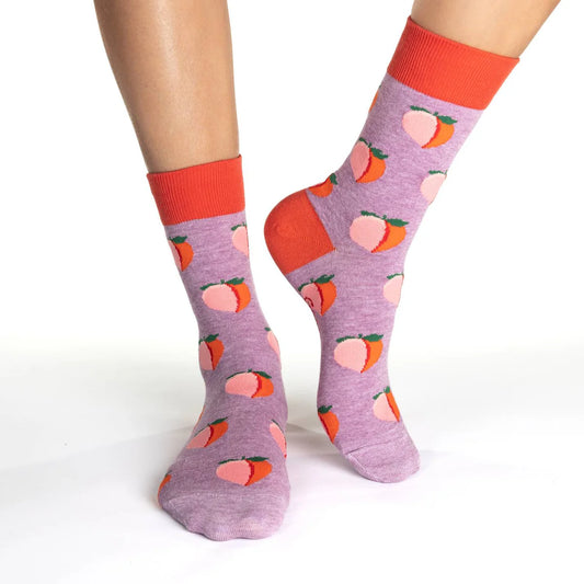 Peaches Crew Socks - Women's 5-9