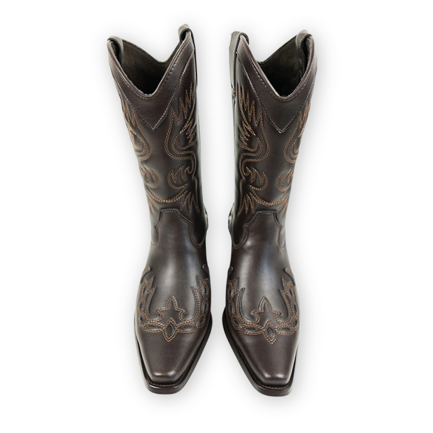 Men's Western Boots - Dark Brown
