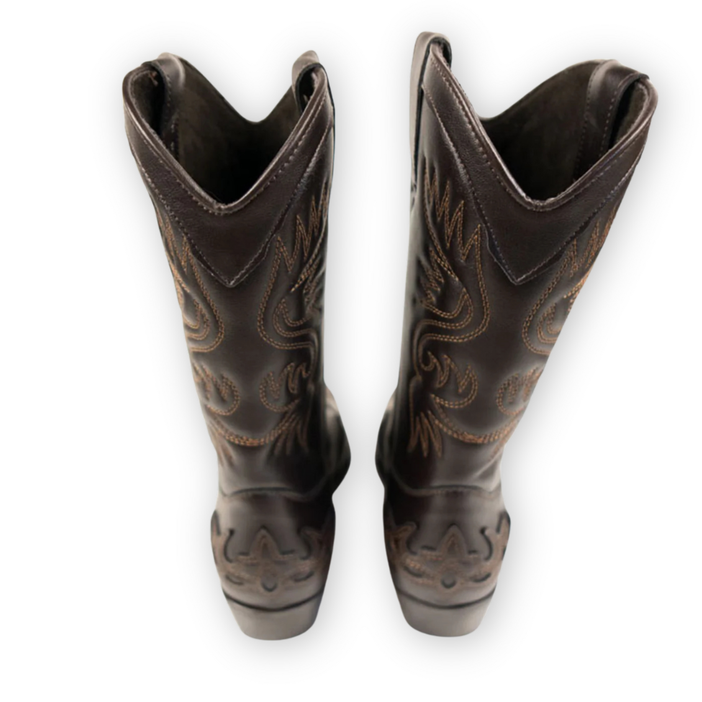 Men's Western Boots - Dark Brown
