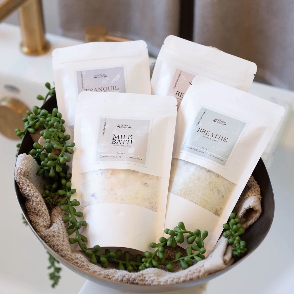 Dead Sea Bath Salts - 8oz Pouch - Tranquil
