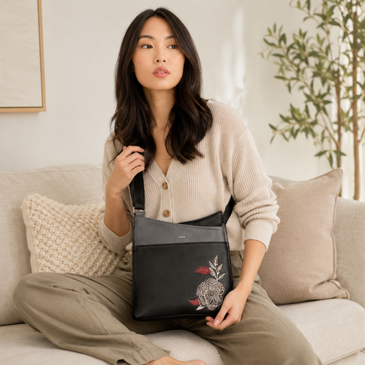 Begonia Crossbody Messenger