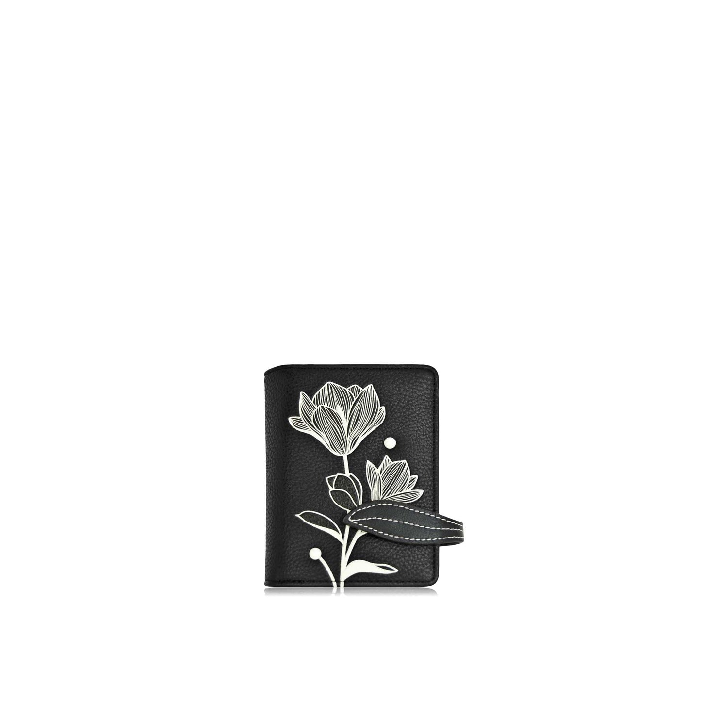 Magnolia Small Wallet - Black