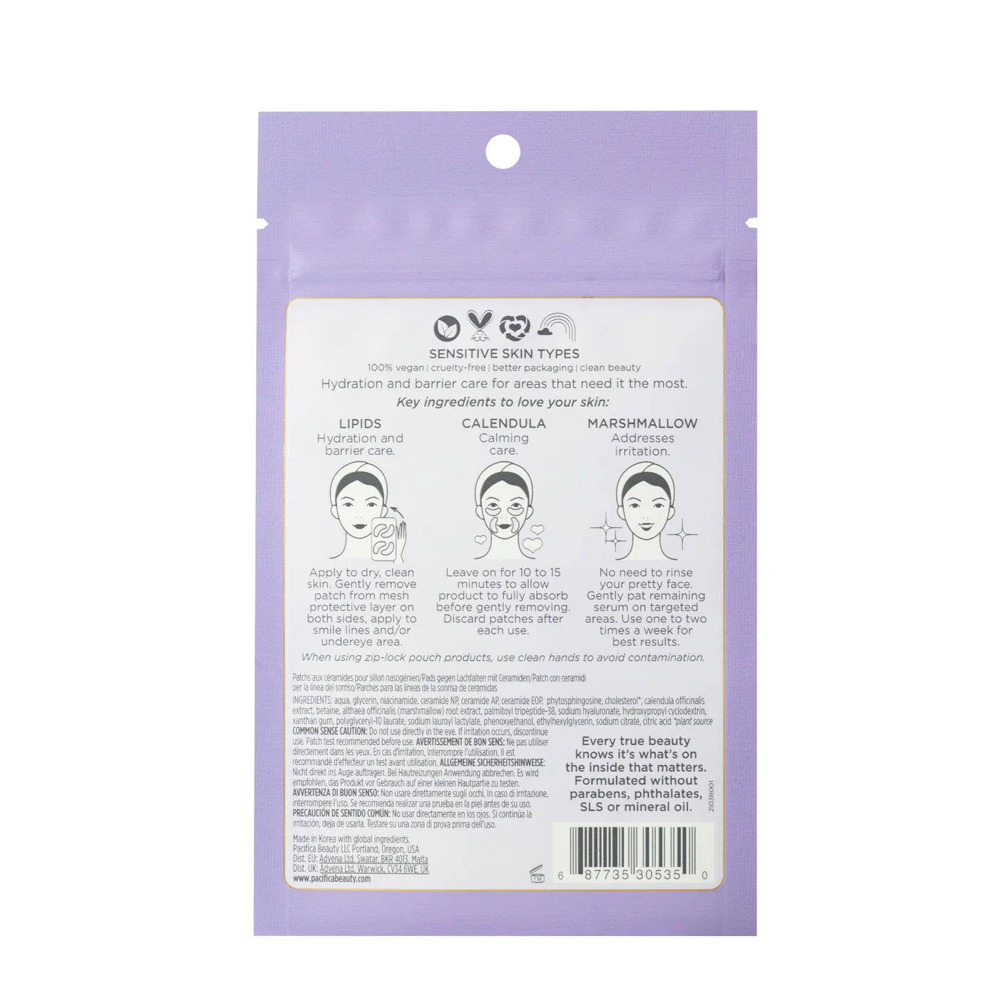 Vegan Ceramide Hydration Fill Undereye & Smile Jelly Patches