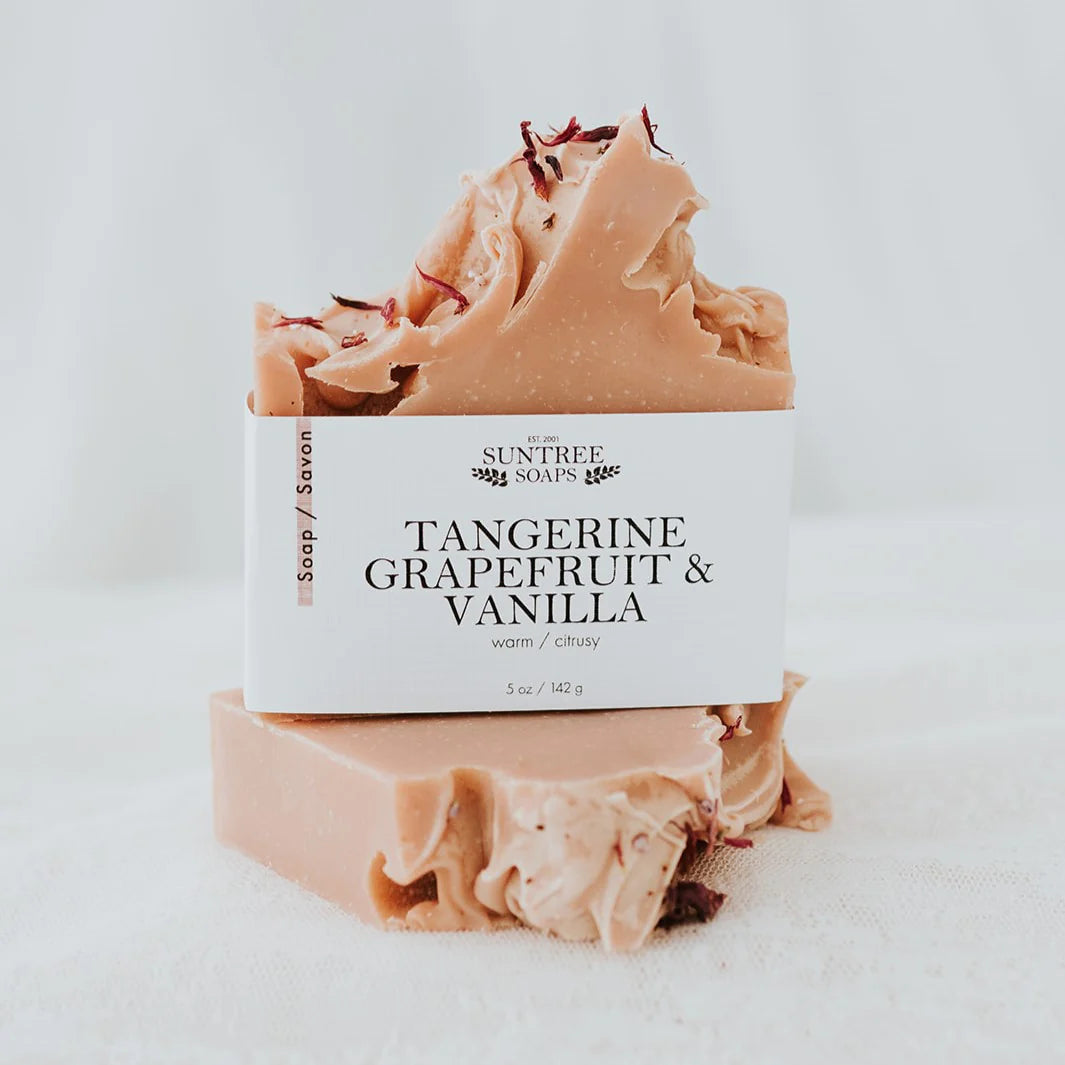 Tangerine Grapefruit Vanilla Bar Soap