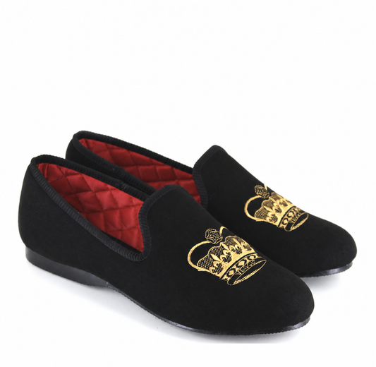 Crown Slipper (Black)
