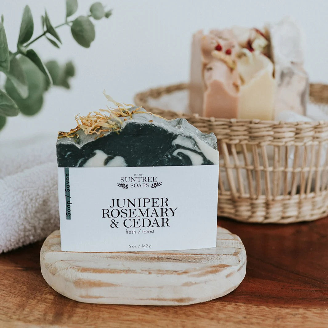 Juniper + Rosemary + Cedar Bar Soap