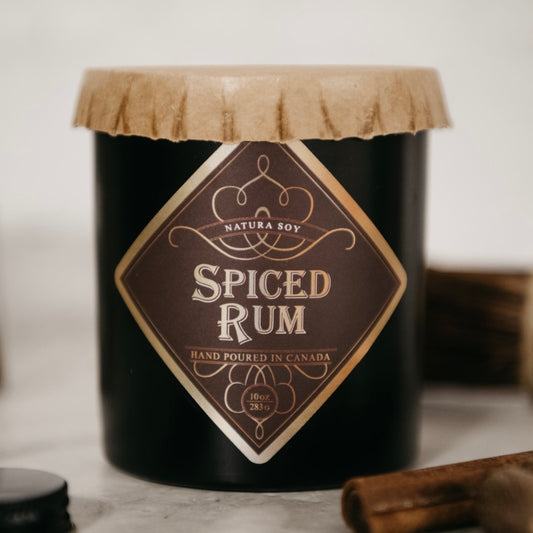 Spiced Rum Wood Wick Candle